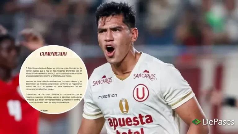 La sanción al 'Tunche' Rivera tras patear y tirar la camiseta de Universitario
